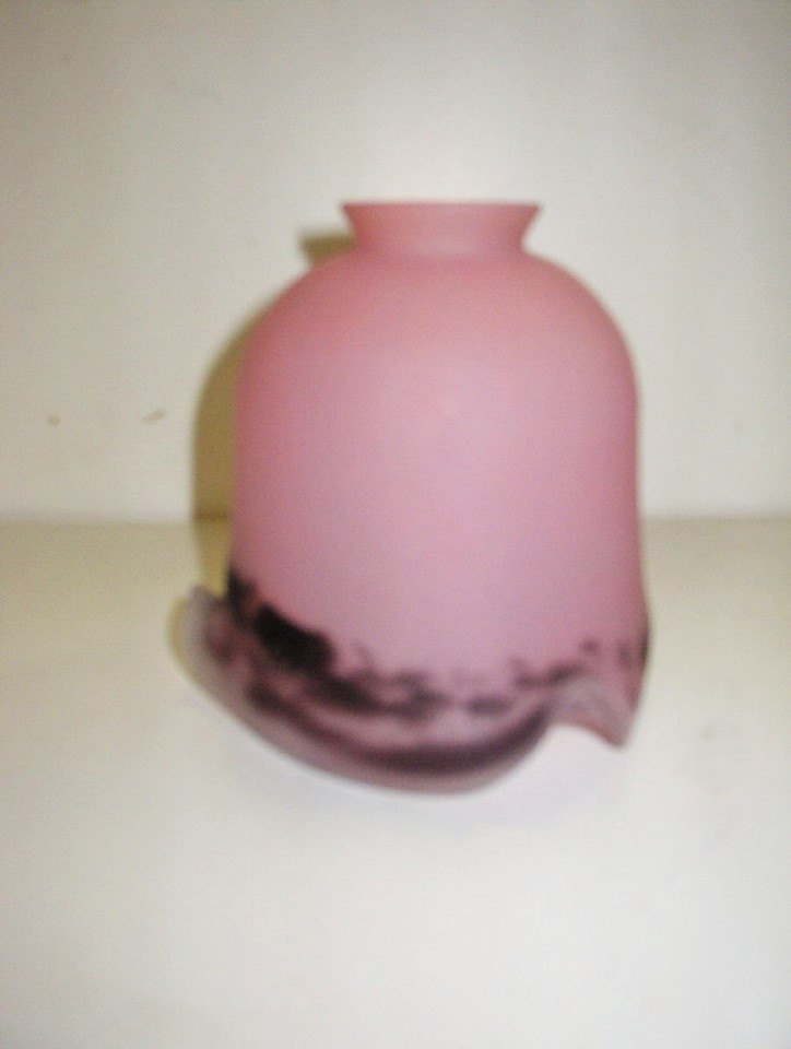 Tulipe pâte de verre Berger rose berlingot