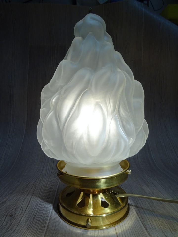 Lampe Torchère style flamme, modèle torchère GM, lampe en forme de flamme, lumière flamme