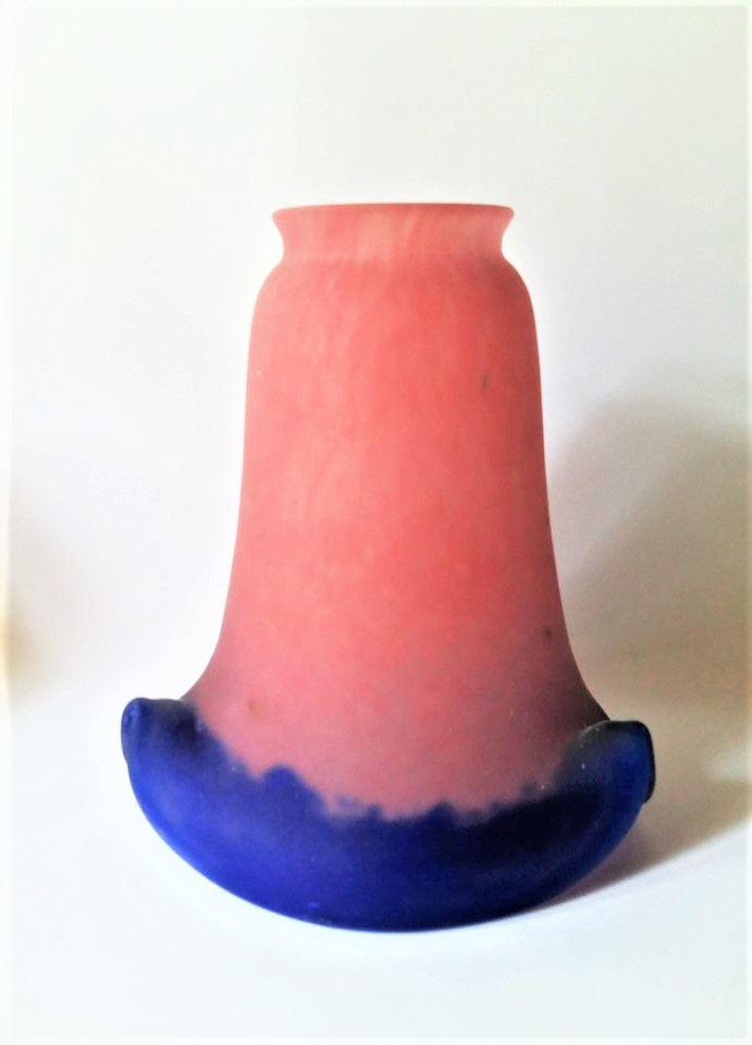 Tulipe longue en pâte de verre rose bleu hauteur 16, sans pointes